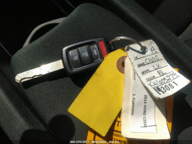 2HGFC2F62KH605274 Honda Civic Sedan Lx