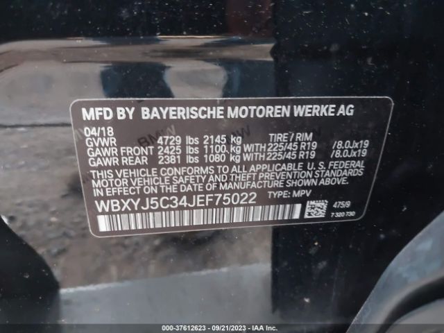 WBXYJ5C34JEF75022 BMW X2 Xdrive28i
