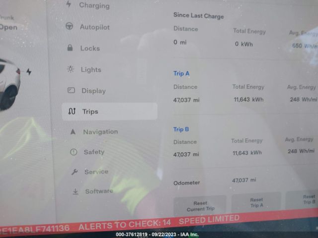 5YJ3E1EA8LF741136 Tesla Model 3 Standard Range