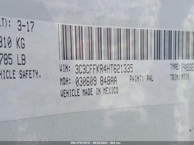 2017 FIAT 500 3C3CFFKR4HT621335 Photo 8