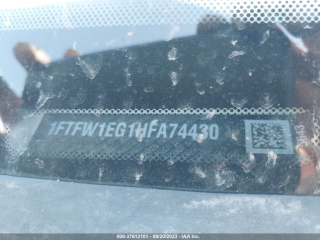 1FTFW1EG1HFA74430 Ford F-150 Xl/xlt/lariat