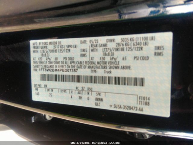 2023 FORD SUPER DUTY F-250 SRW 1FT8W2BM4PED07357 Photo 8