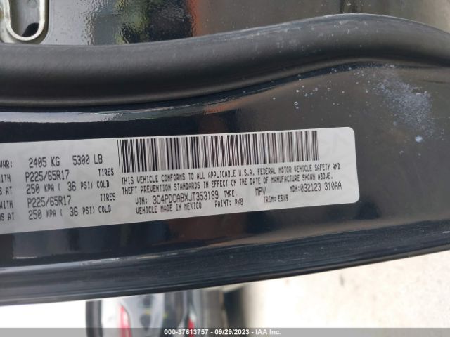 3C4PDCABXJT353189 Dodge JOURNEY SE