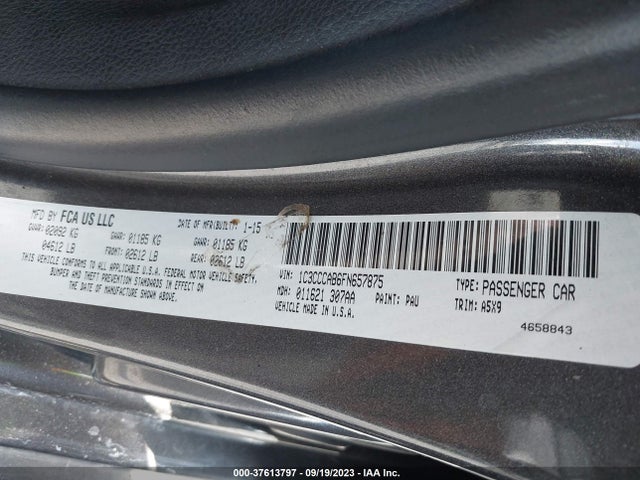 1C3CCCAB6FN657875 Chrysler 200 Limited