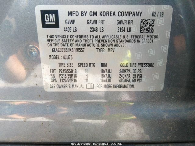 KL4CJESB8KB860557 Buick Encore Preferred