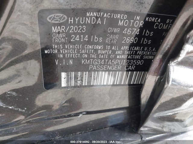 Genesis G70 2.0T 2023 KMTG34TA5PU123590 Image 9