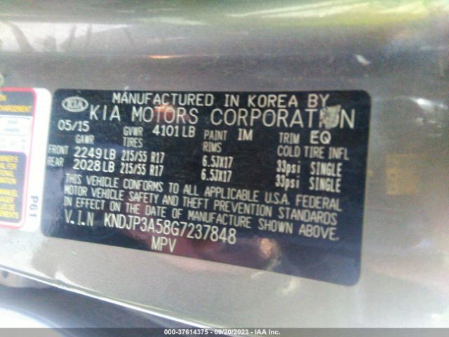 KNDJP3A58G7237848 KIA SOUL +