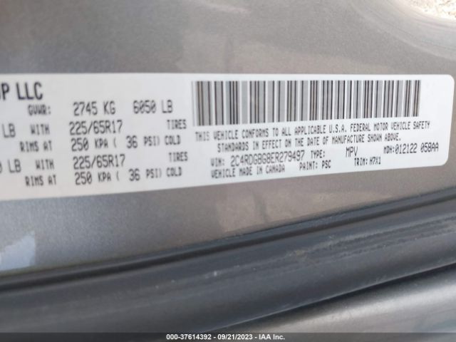 2C4RDGBG8ER279497 Dodge Grand Caravan American Value Pkg