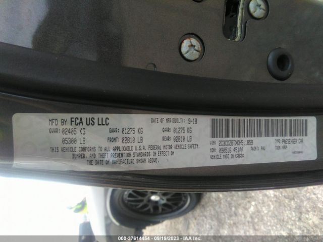 2C3CDZBTXKH511859 Dodge Challenger R/t