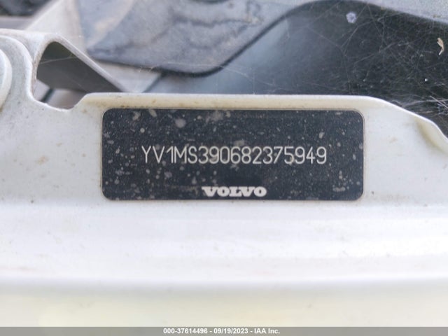 2008 VOLVO S40 2.4L VIN: YV1MS390682375949