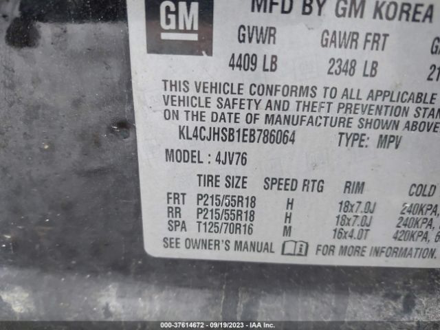 KL4CJHSB1EB786064 Buick Encore Premium