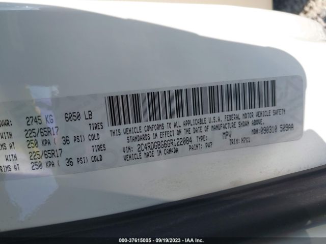 2C4RDGBG6GR122084 Dodge Grand Caravan Se