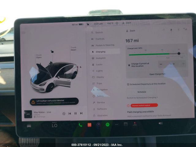 5YJ3E1EA4MF919934 Tesla Model 3 Standard Range Plus
