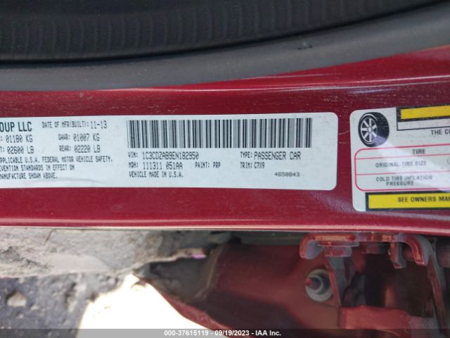 1C3CDZAB9EN182950 Dodge AVENGER SE