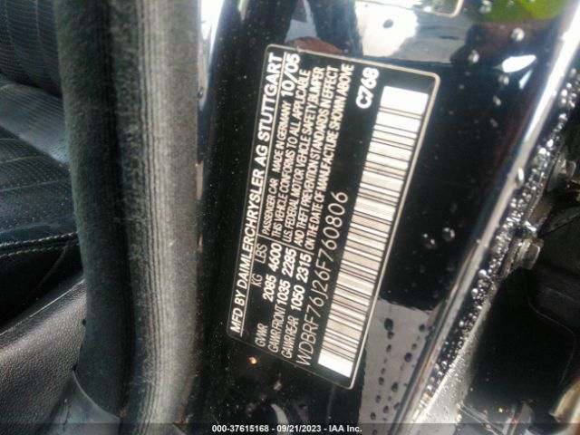 2006 MERCEDES-BENZ C 55 AMG WDBRF76J26F760806 Photo 8