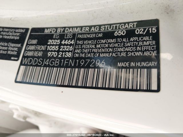 2015 MERCEDES-BENZ CLA 250 WDDSJ4GB1FN197296 Photo 8