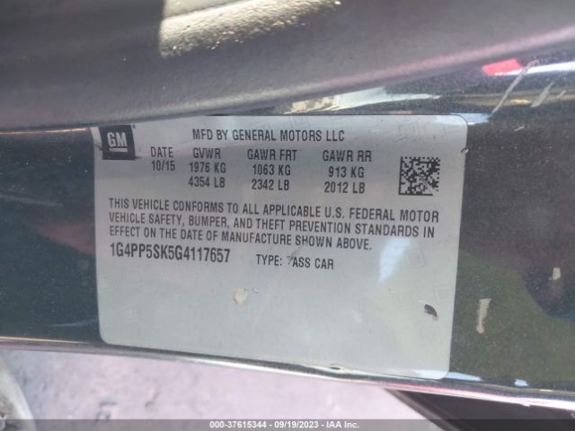 1G4PP5SK5G4117657 Buick Verano