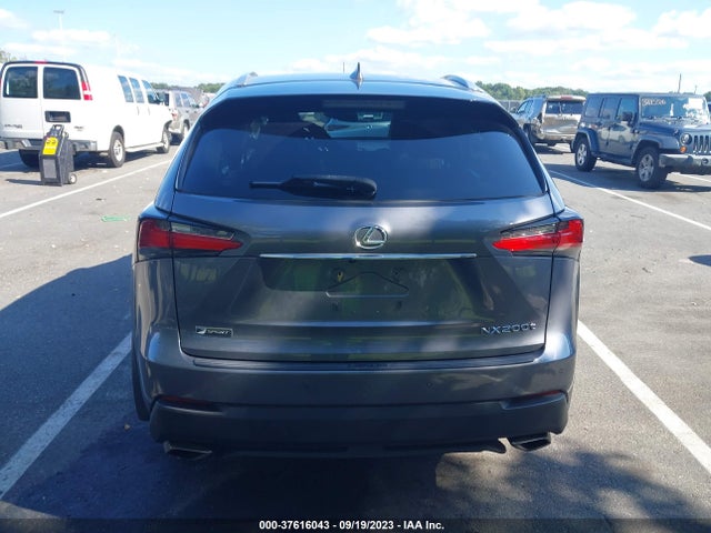 2016 LEXUS NX 200T VIN: JTJBARBZ0G2049264