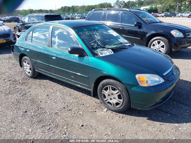 2002 HONDA CIVIC LX VIN: 2HGES166X2H525262