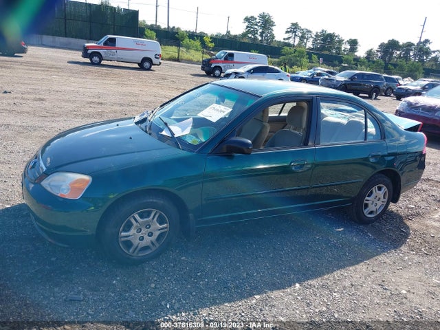 2002 HONDA CIVIC LX VIN: 2HGES166X2H525262