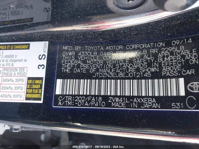 Toyota Prius V Two/three/five 2014 JTDZN3EU8EJ012145 Image 9
