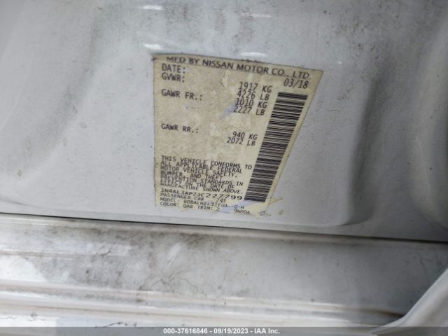 1N4AL3AP2JC227799 Nissan Altima 2.5 Sr