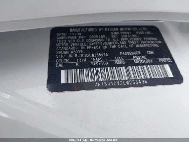 JN1BJ1CV2LW255496 Nissan Rogue Sport Sl