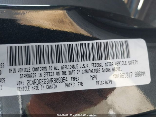 2C4RDGEG3HR808354 Dodge Grand Caravan Gt