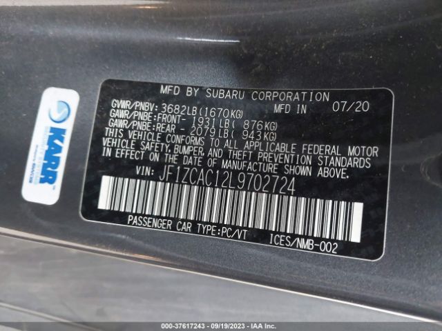 JF1ZCAC12L9702724 Subaru Brz Limited