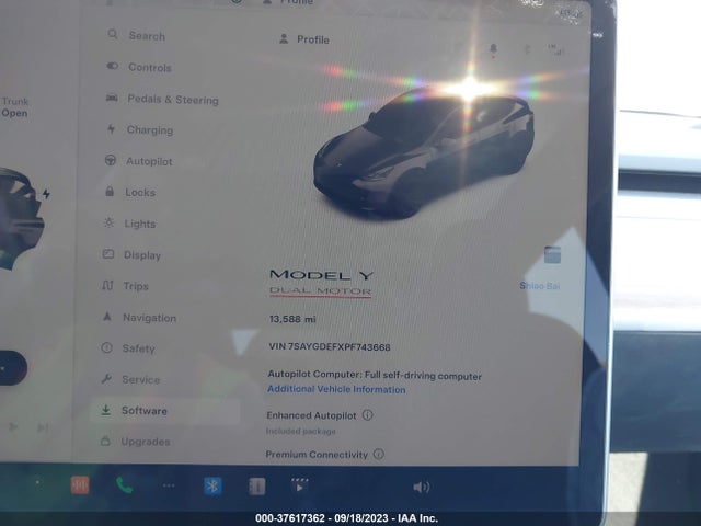 7SAYGDEFXPF743668 Tesla Model Y Performance