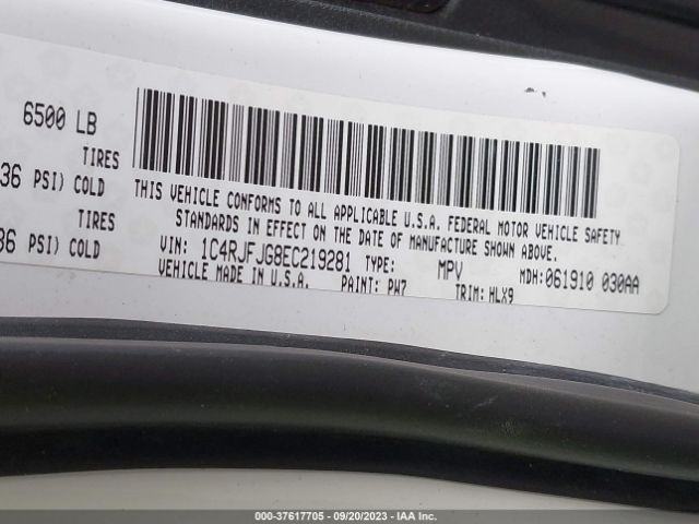 1C4RJFJG8EC219281 Jeep Grand Cherokee Summit