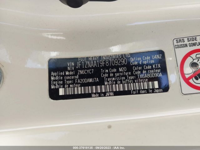 JF1ZNAA19F8709290 Scion FR-S
