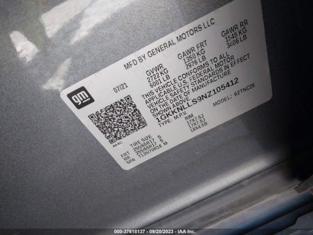 1GKKNLLS9NZ105412 GMC Acadia At4