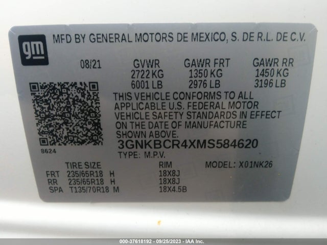 Chevrolet Blazer Lt 2021 3GNKBCR4XMS584620 Image 9