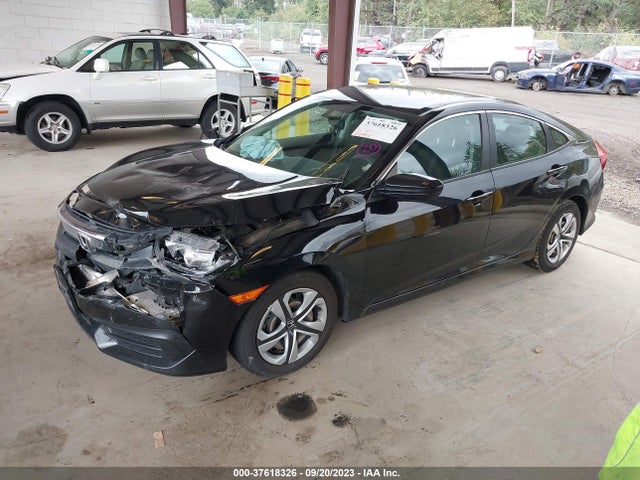 Honda Civic Sedan Lx 2018 2HGFC2F56JH523750 Image 2