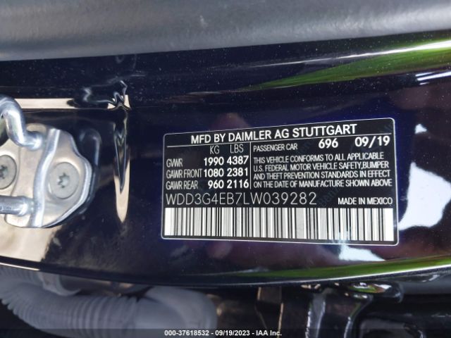 WDD3G4EB7LW039282 Mercedes-Benz A-class A 220