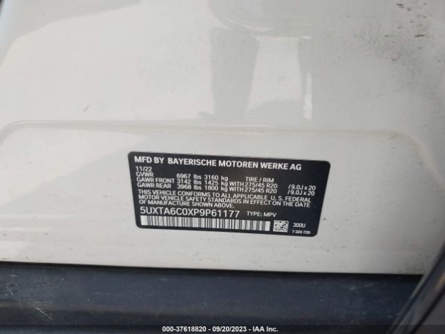 5UXTA6C0XP9P61177 BMW X5 Xdrive45e