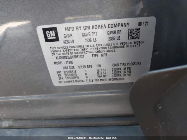 KL4MMDSL8NB051921 Buick Encore Gx Select