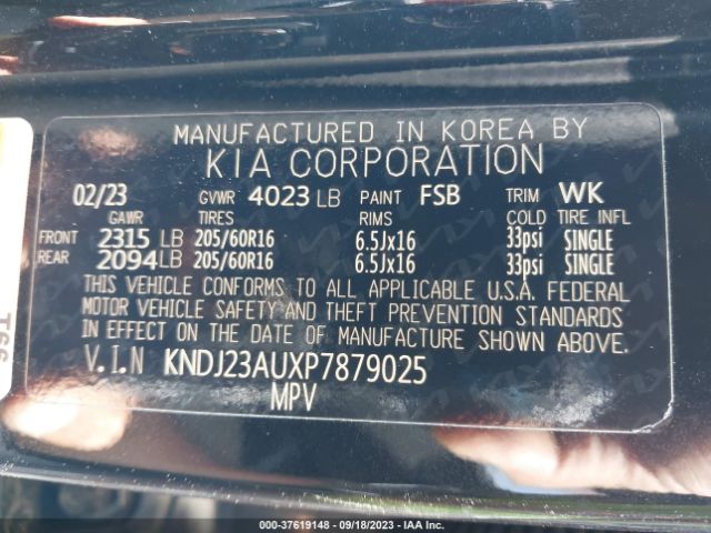 KNDJ23AUXP7879025 KIA SOUL LX