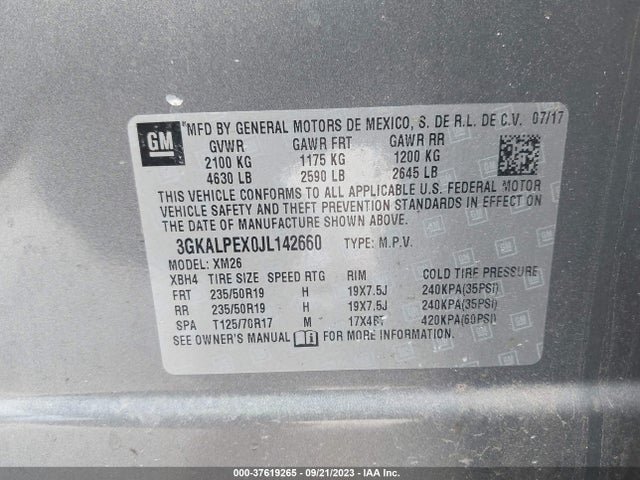 GMC Terrain Slt 2018 3GKALPEX0JL142660 Image 9