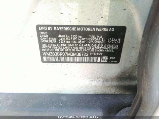WMZ83BR07M3M38723 Mini Countryman Cooper S