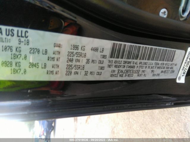 3C4NJCBB7KT616352 Jeep Compass Altitude