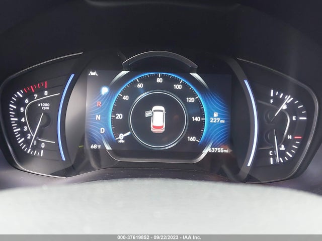 2019 HYUNDAI SANTA FE SEL VIN: 5NMS33AD2KH066538