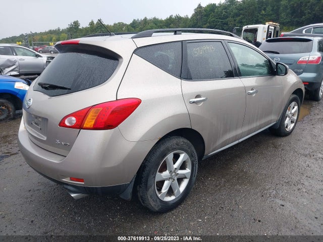 2009 NISSAN MURANO S VIN: JN8AZ18W79W127321