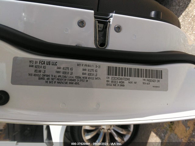 2C3CCAEGXKH722949 Chrysler 300 Limited