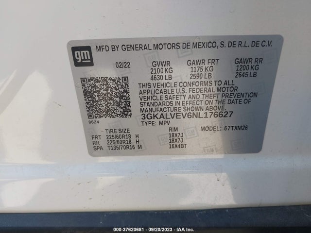 GMC Terrain Slt 2022 3GKALVEV6NL176627 Image 15