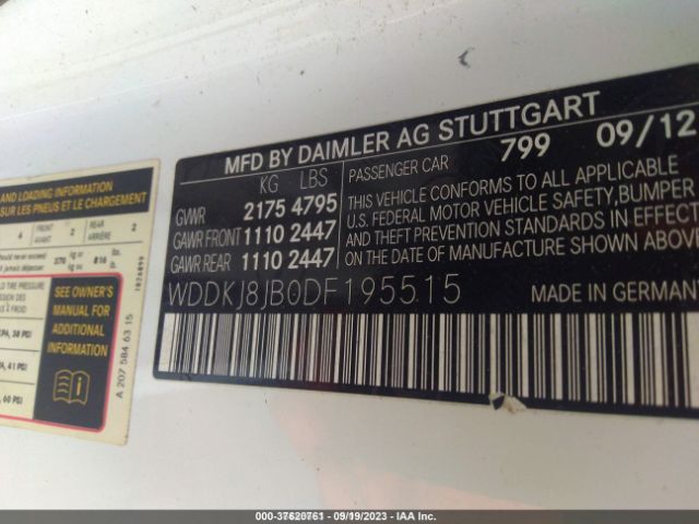 2013 MERCEDES-BENZ E 350 WDDKJ8JB0DF195515 Photo 8