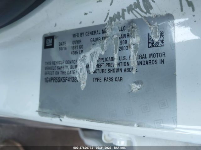 1G4PR5SK5F4138761 Buick Verano Convenience Group