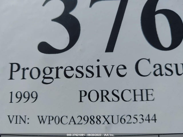 1999 PORSCHE BOXSTER WP0CA2988XU625344 Photo 8