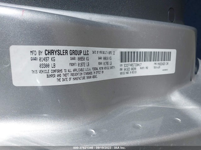 2012 FIAT 500 3C3CFFAR5CT330417 Photo 8